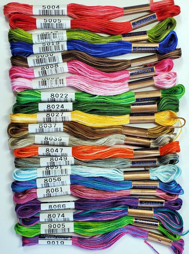 Cosmo Seasons Variegated Embroidery Floss
