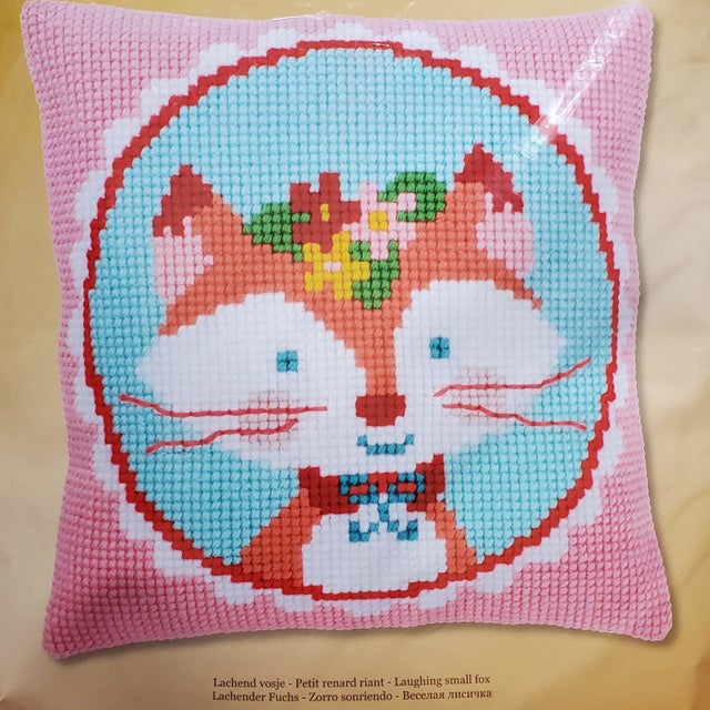 DIY Vervaco Cats Family Chunky Cross Stitch Needlepoint 