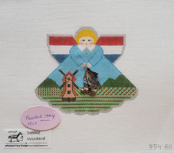 Painted Pony Designs, Needlepoint Canvas, Hand Painted, LLSQ08