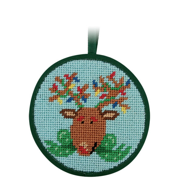 Stitch-up 4 Round Christmas Ornament Kits from Alice Peterson