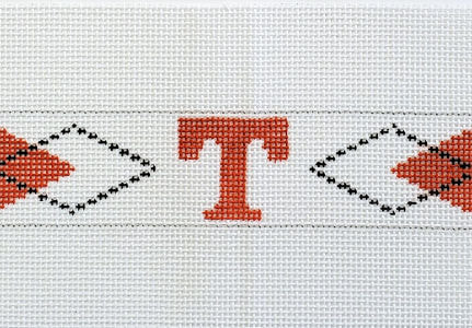 Tennessee (Checker) Needlepoint Belt