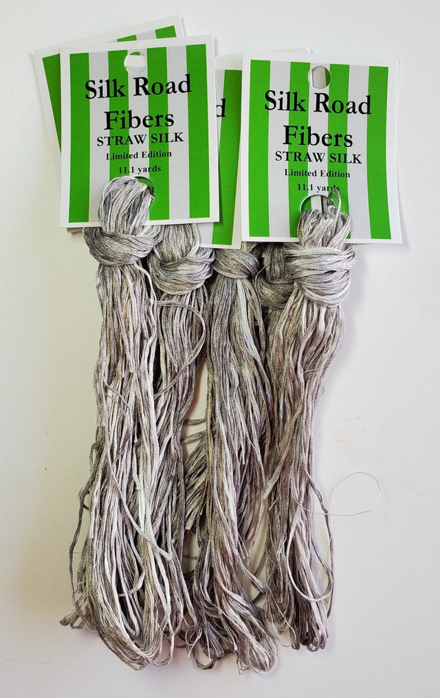 Jan's class stitching with Straw Silk thread.
